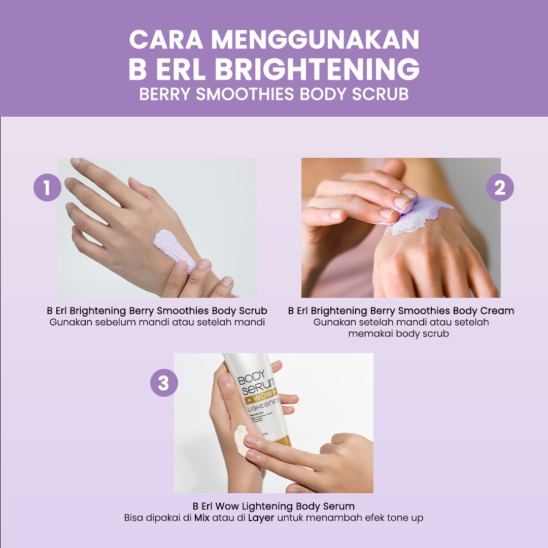 B ERL BRIGHTENING BERRY SMOOTHIES BODY SCRUB