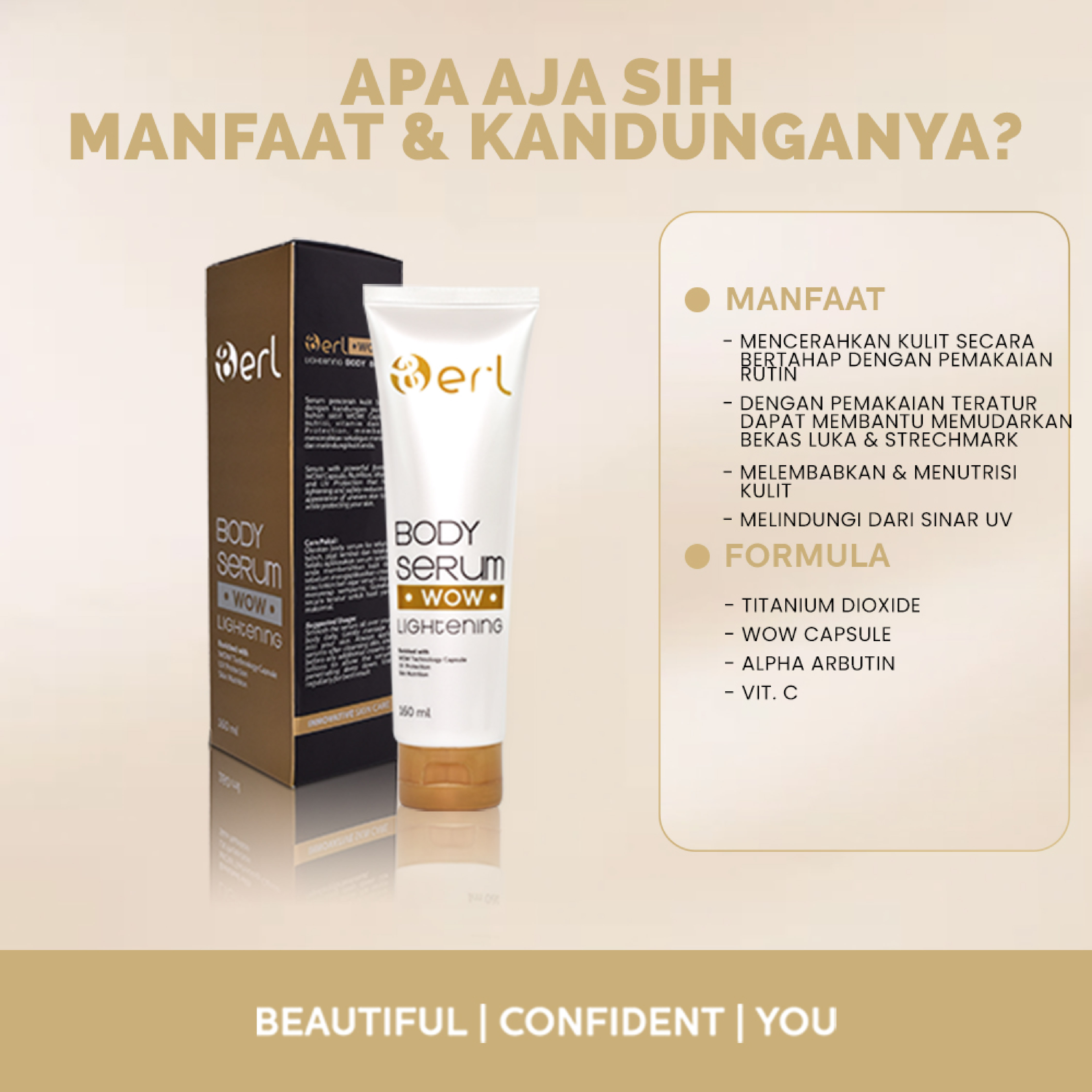 BUNDLING 1 BODY CREAM + 1 BODY SERUM